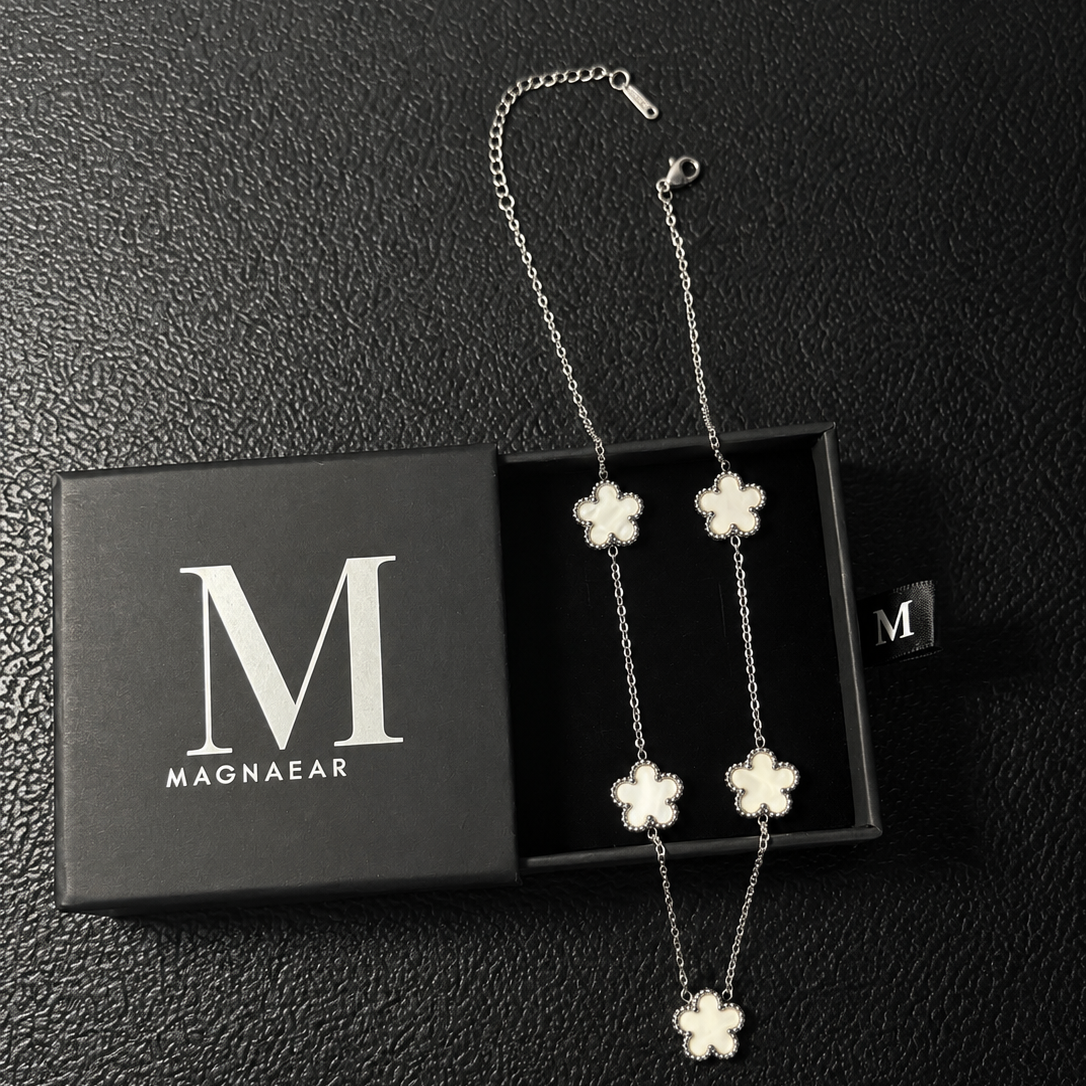 Silver | Five Clover Necklace