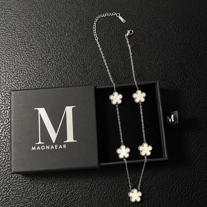 Silver | Five Clover Necklace