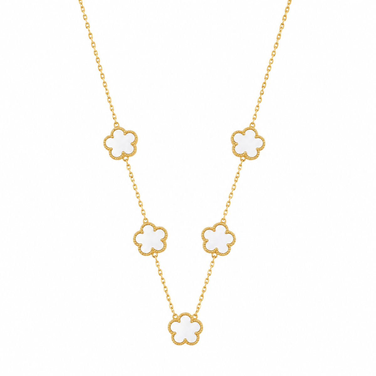 Gold | Five Clover Necklace