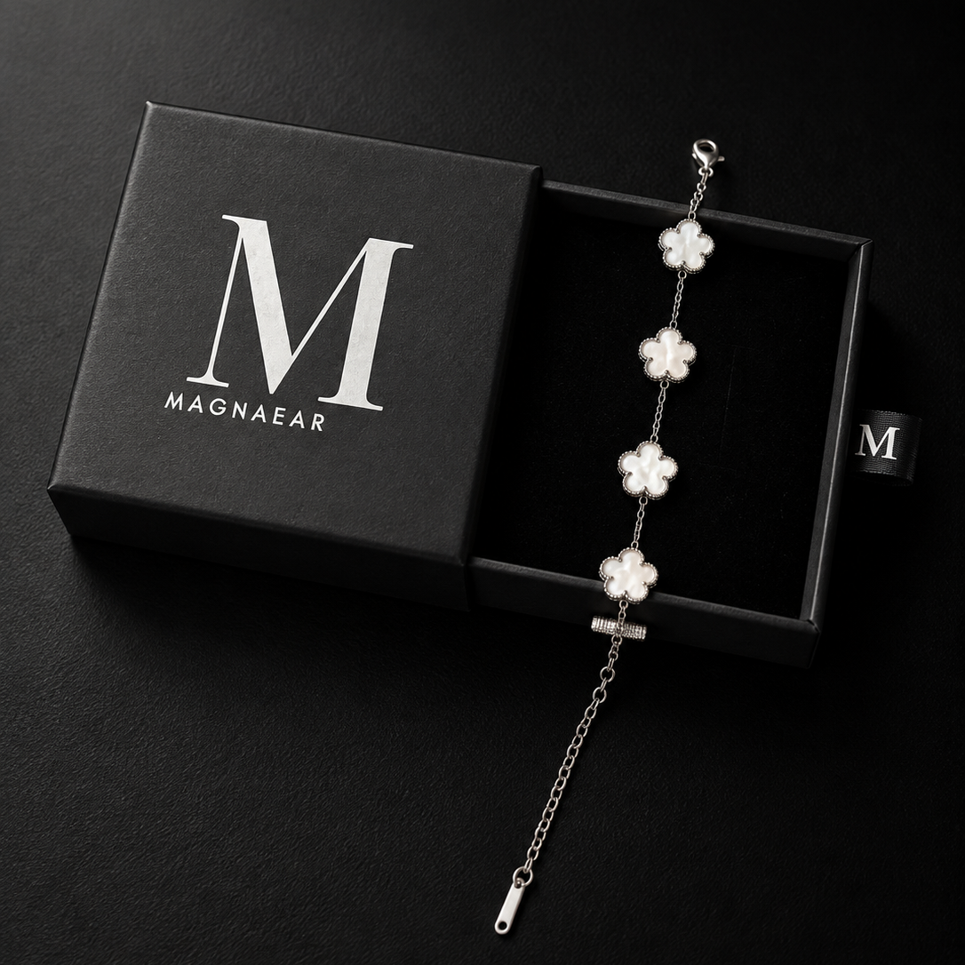 Silver | Clover Bracelet