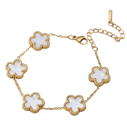 Gold | Pavé Clover Bracelet