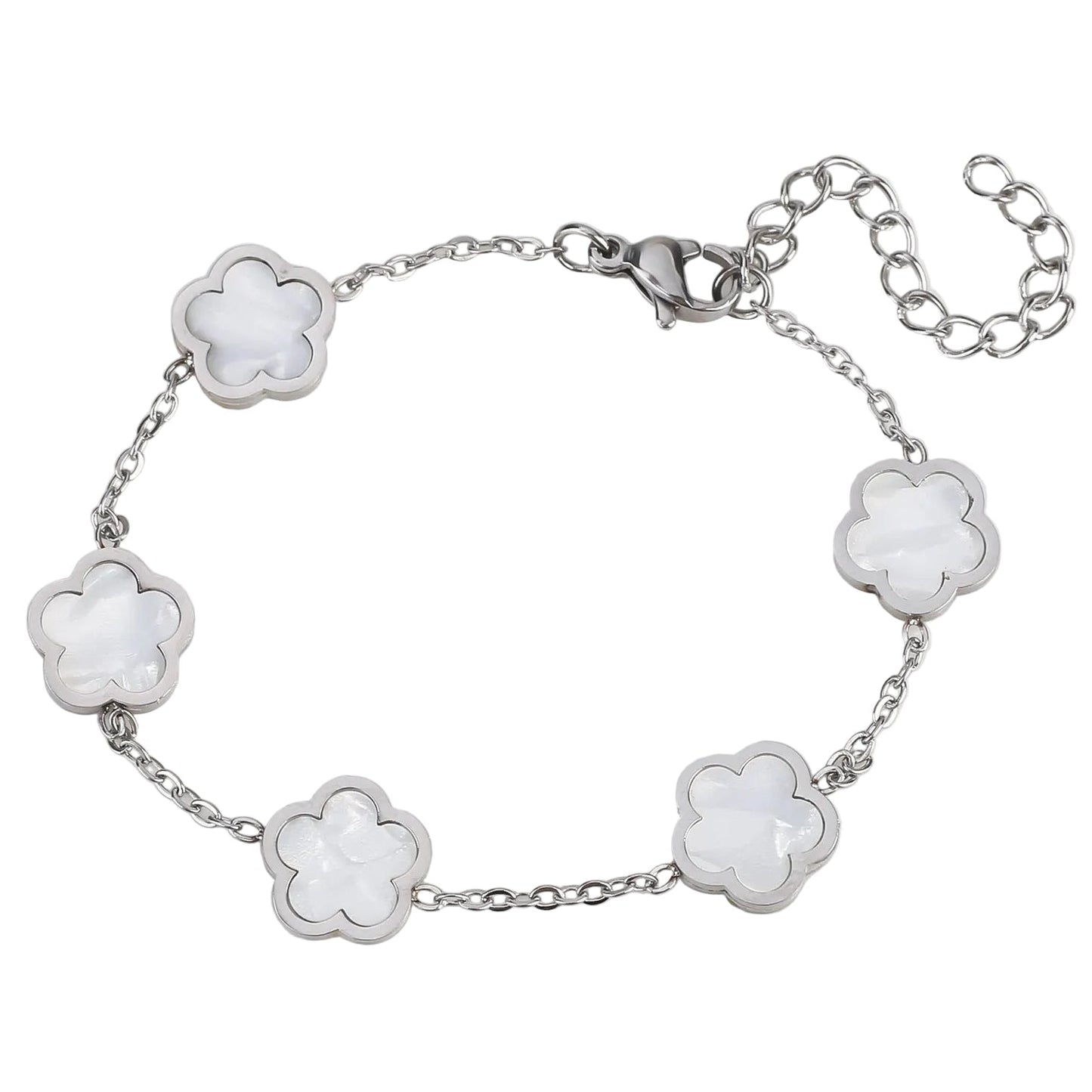 Silver | Clover Bracelet