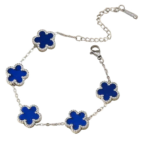 Silver | Pavé Clover Bracelet