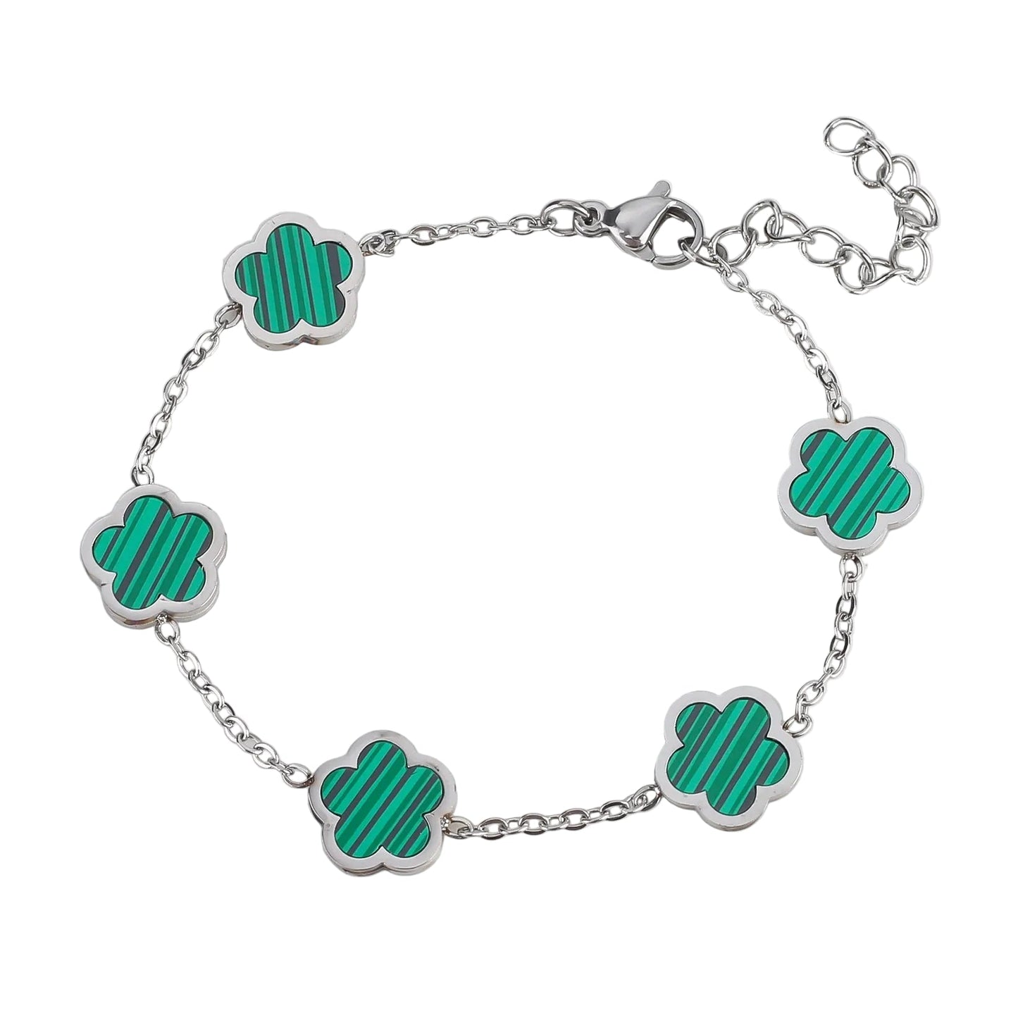 Silver | Clover Bracelet