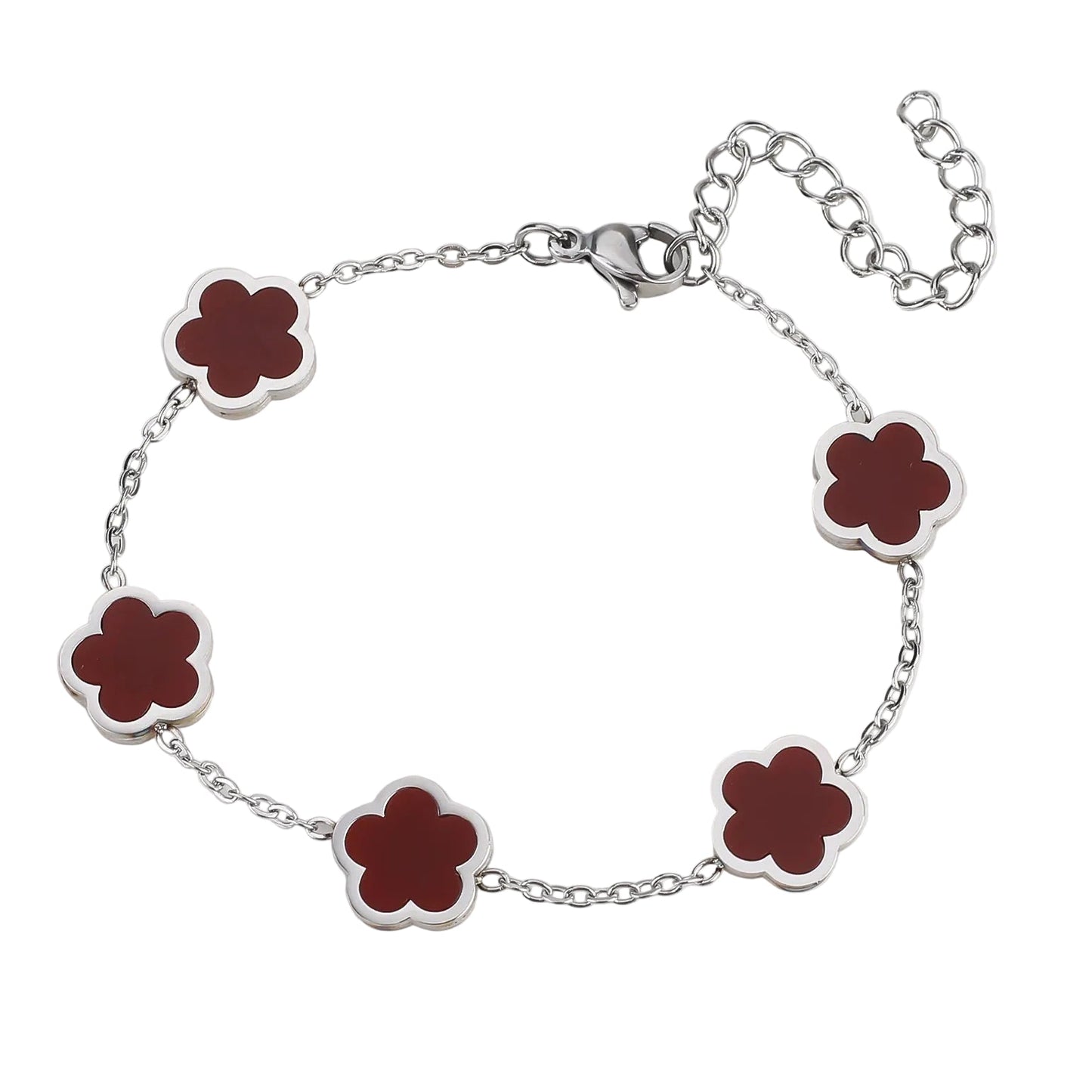 Silver | Clover Bracelet