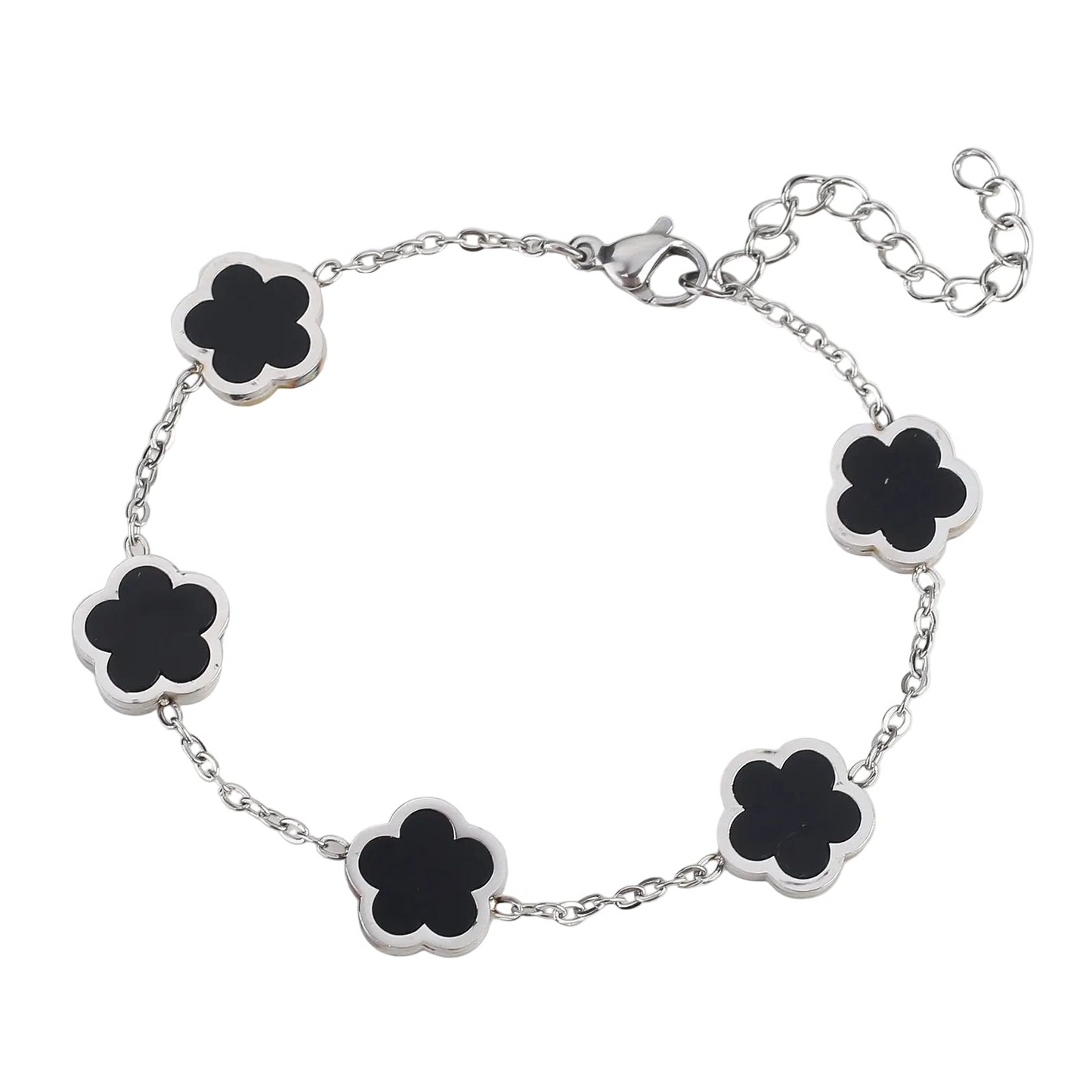 Silver | Clover Bracelet