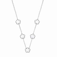 Silver | Five Clover Necklace