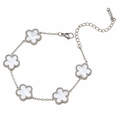 Silver | Clover Bracelet