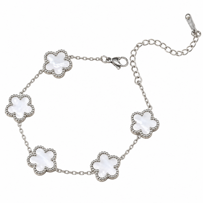 Silver | Clover Bracelet