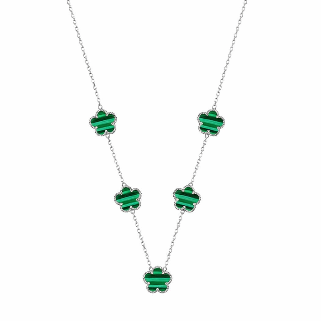 Silver | Five Clover Necklace