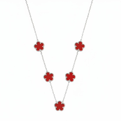 Silver | Five Clover Necklace