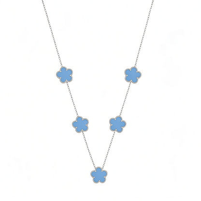 Silver | Five Clover Necklace