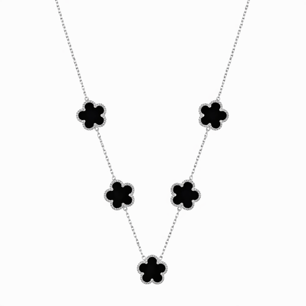 Silver | Five Clover Necklace